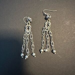 Elegant Silver Dangle Earrings